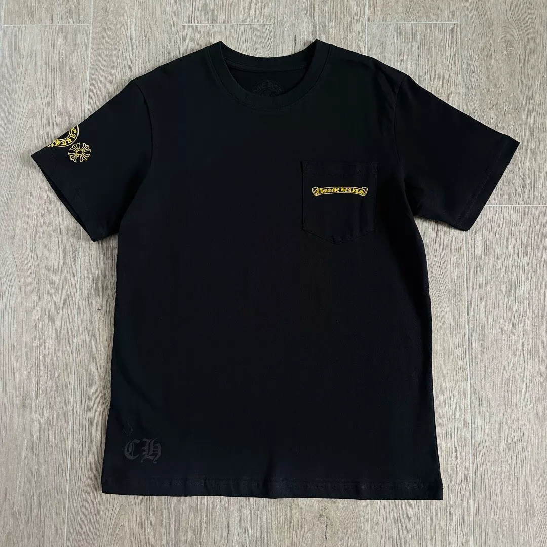 Chrome Hearts 23SS Gold Coin Cross Short Sleeve