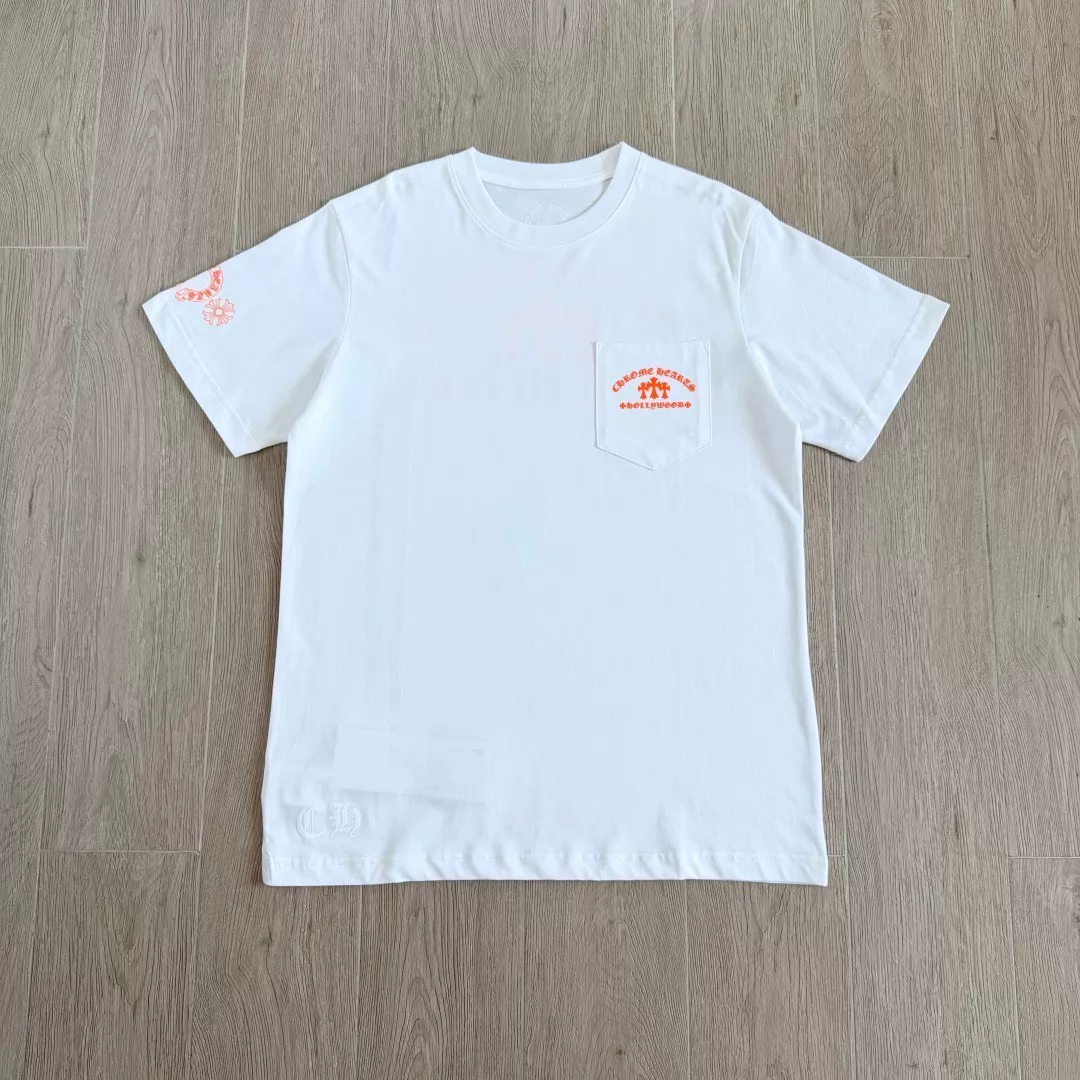 Chrome Hearts Orange Cross Hollywood Short Sleeve