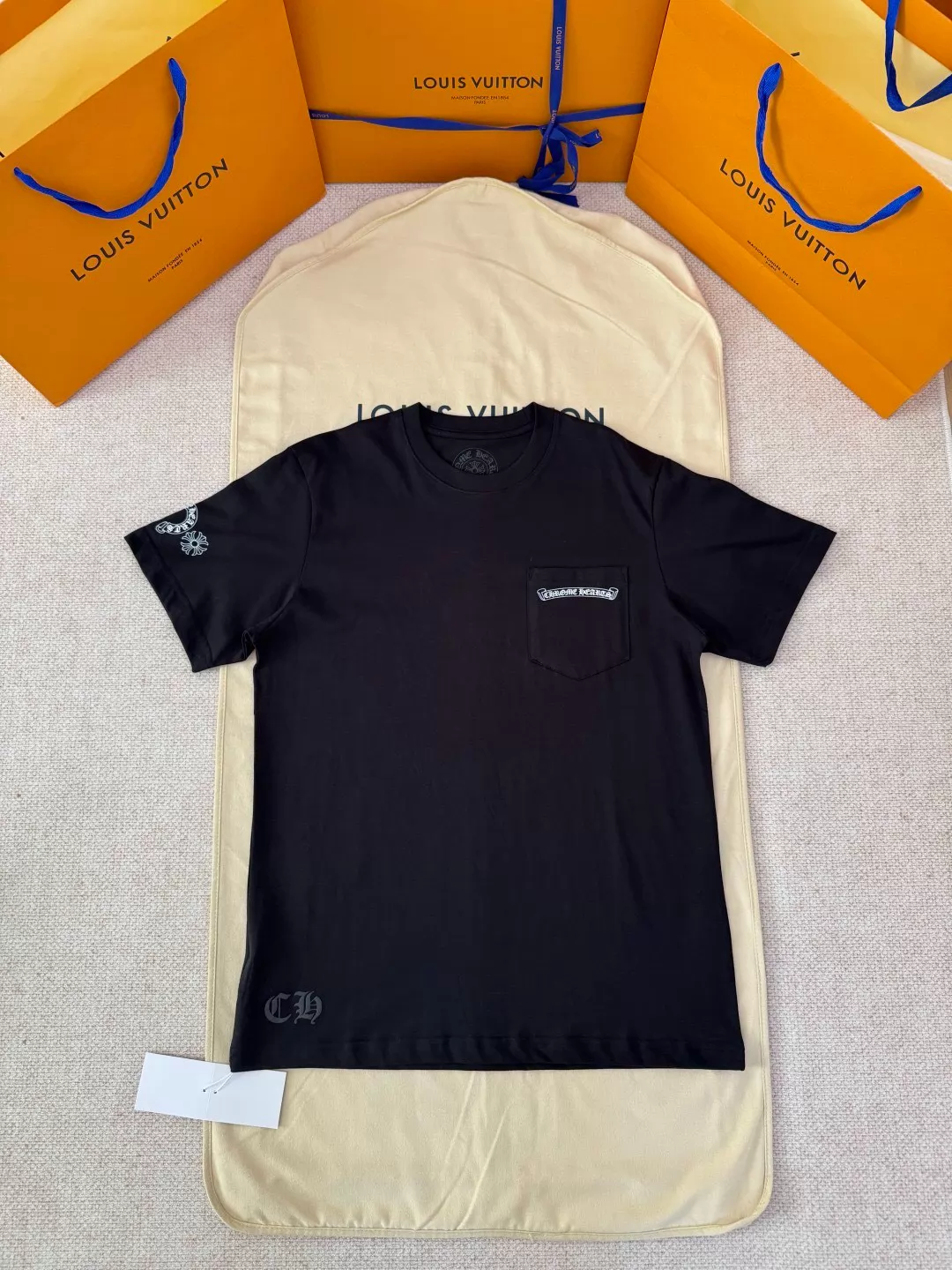 Chrome Hearts phantom color cross print short sleeves
