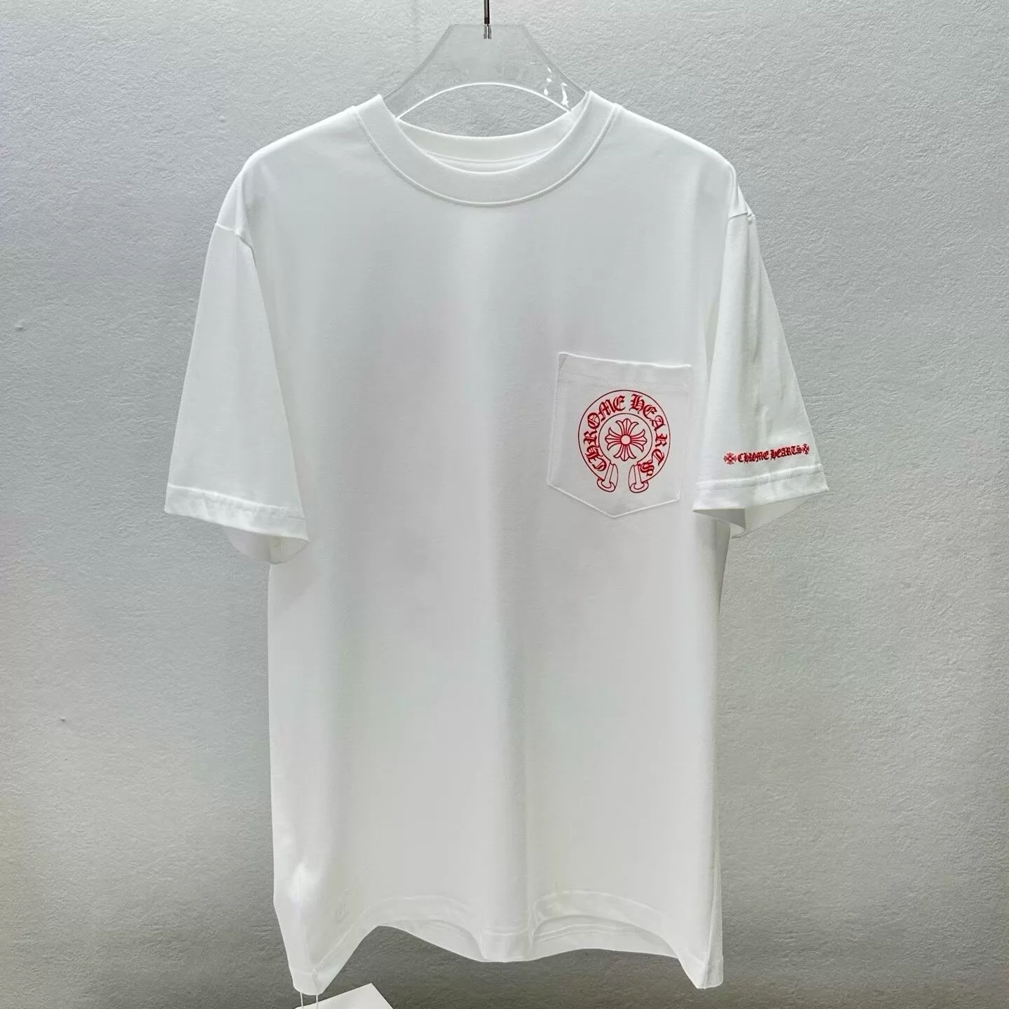 Chrome Hearts white short-sleeved T-shirt