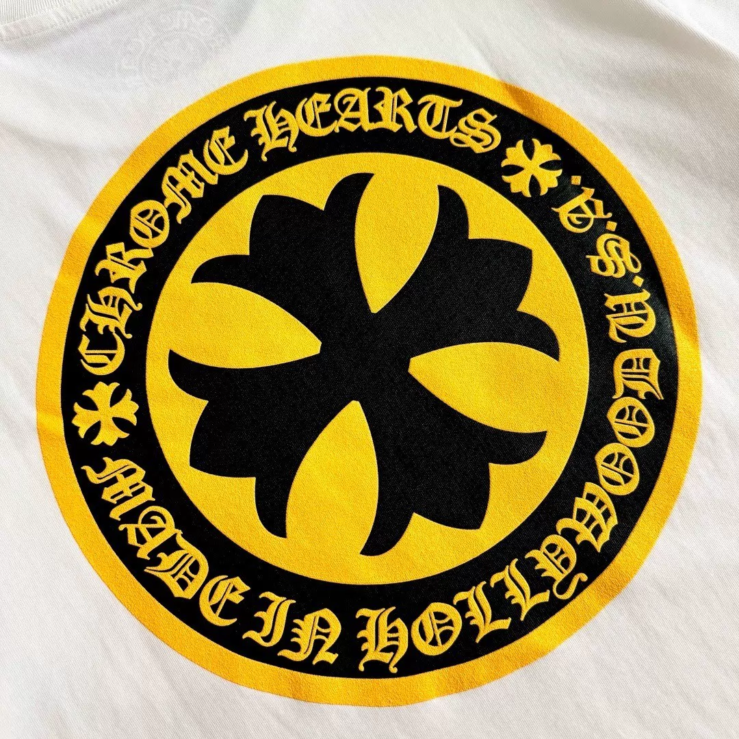 Alternative view of Chrome Hearts CH23SS Gold Coin Cross Short Sleeve
