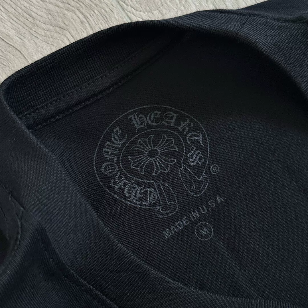 Alternative view of Chrome Hearts Black Pink Stacked Sword Short Sleeve