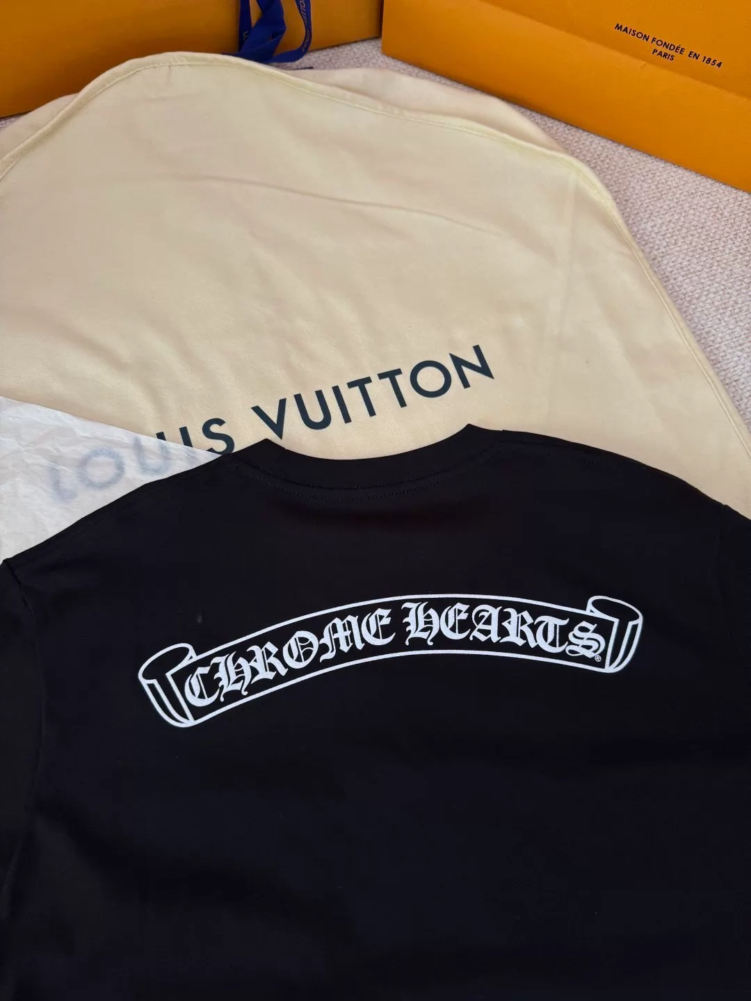 Alternative view of Chrome Hearts phantom color cross print short sleeves
