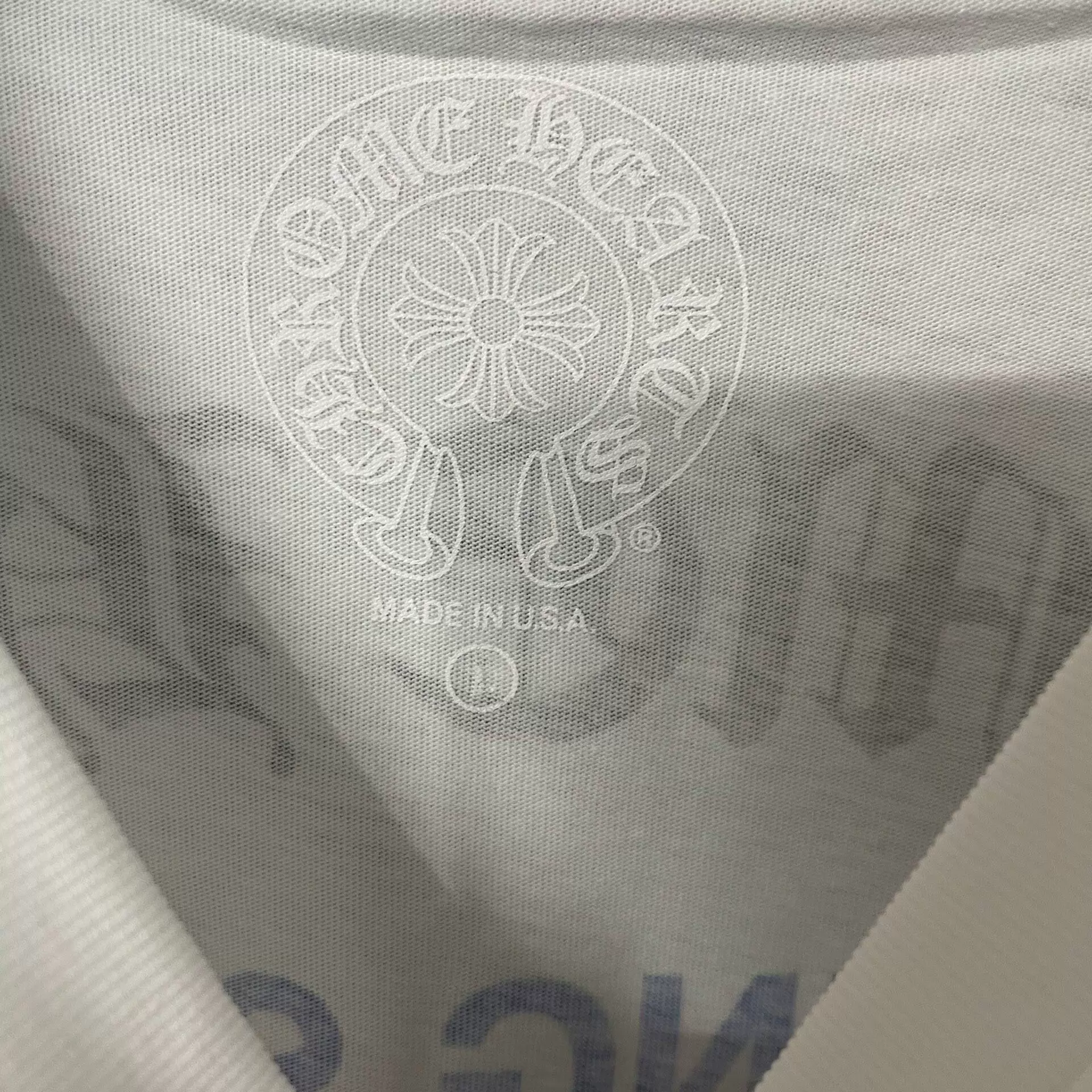 Chrome Hearts New York Limited Print Pocket White Short Sleeve - Image 3