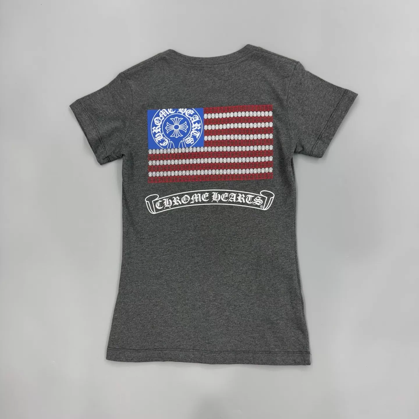 Chrome Hearts New Miami Heat Limited Retro Striped Cotton Short Sleeves - Image 4