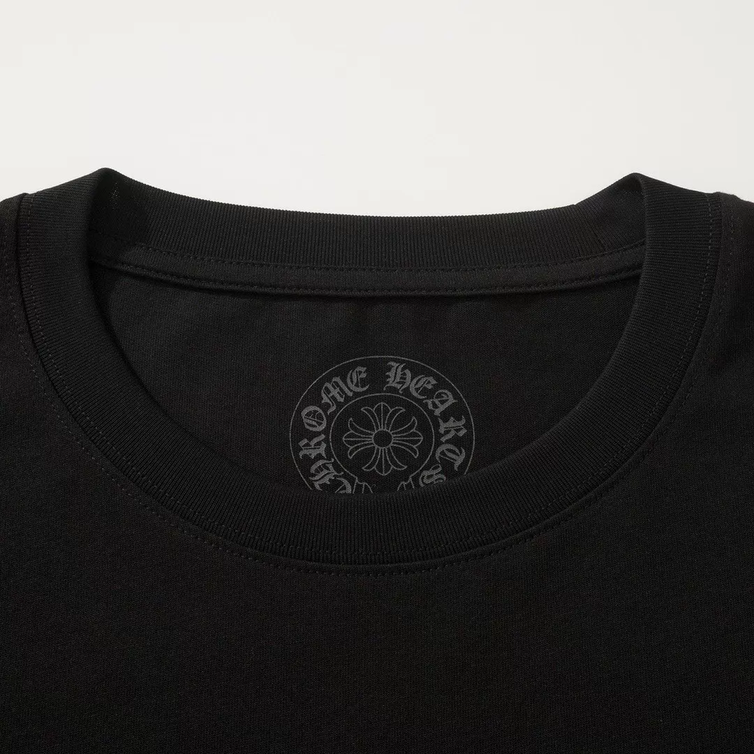 Alternative view of Chrome Hearts classic scroll print black short sleeves