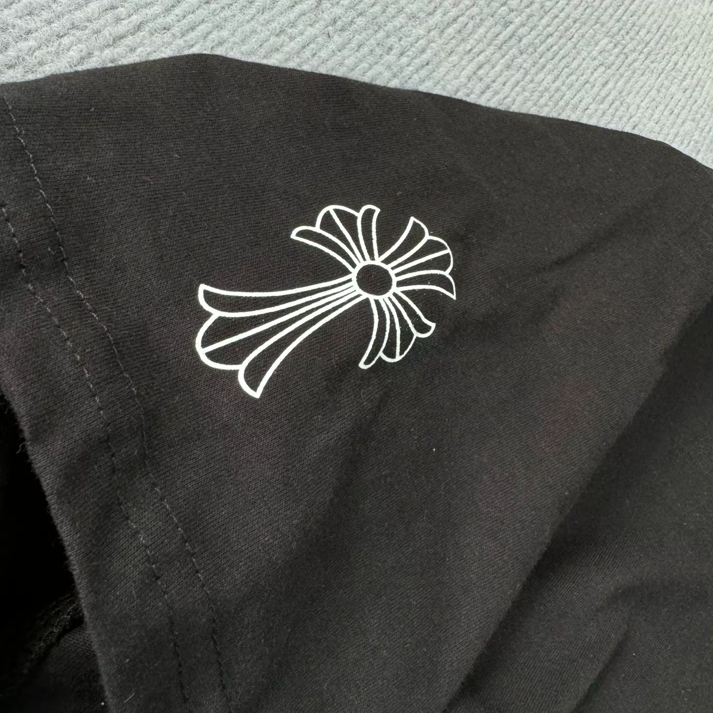 Chrome Hearts Classic Phantom Cross Black Short Sleeve - Image 5