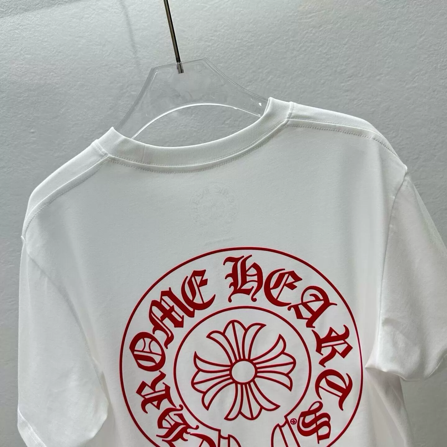Alternative view of Chrome Hearts white short-sleeved T-shirt