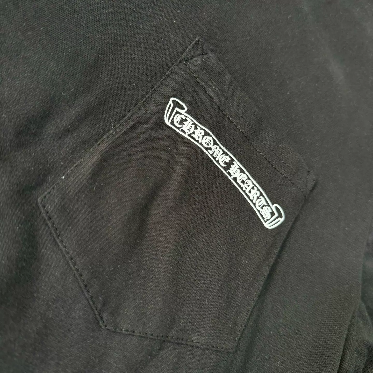 Chrome Hearts Classic Phantom Cross Black Short Sleeve - Image 4