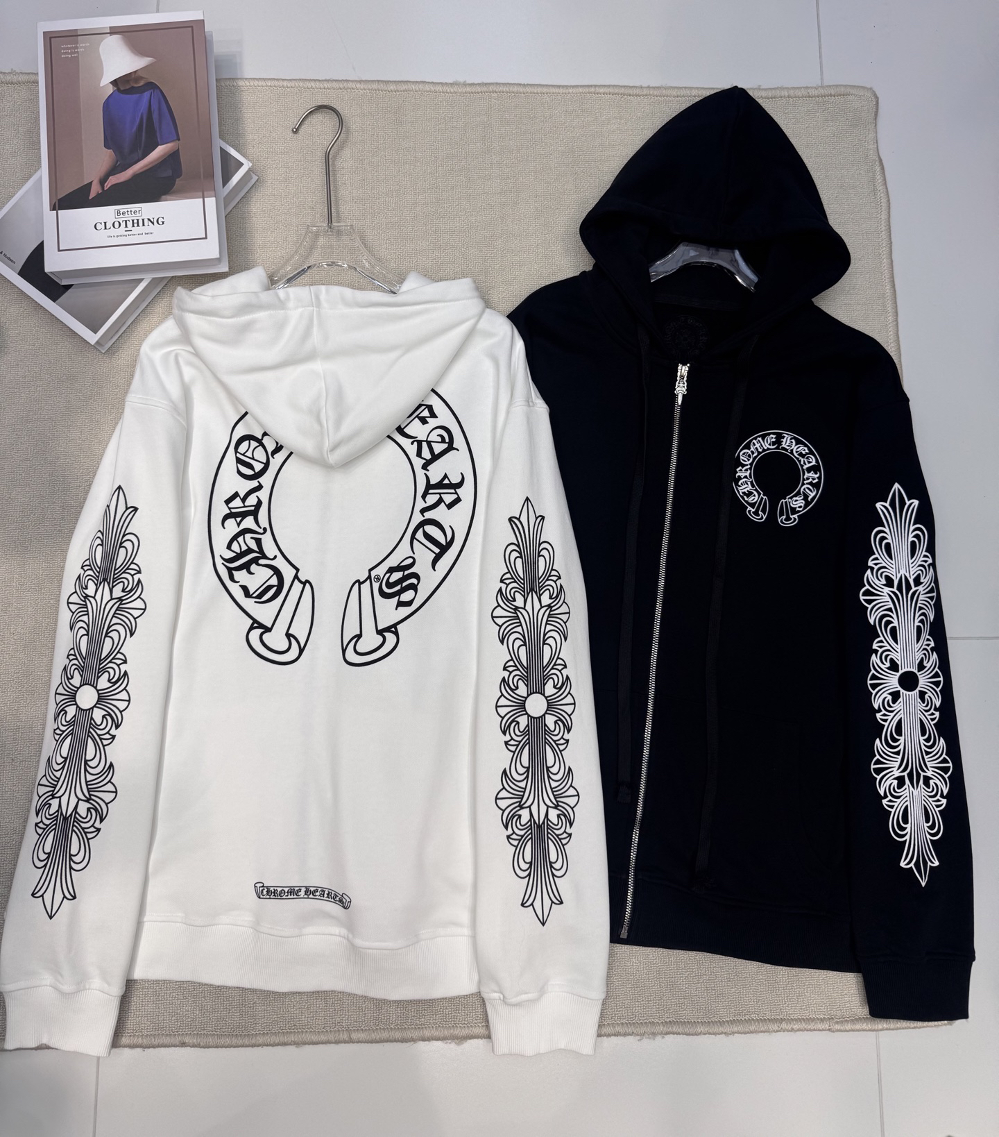 Chrome Hearts Zip-Up Hoodie