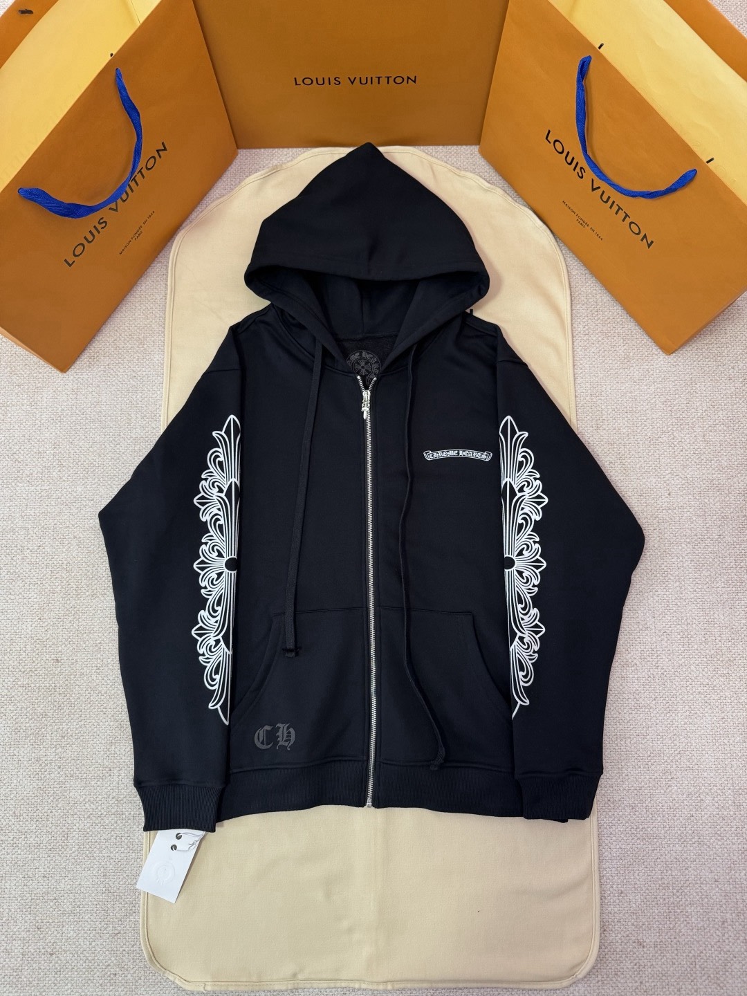 Chrome Hearts Zip-Up Hoodie