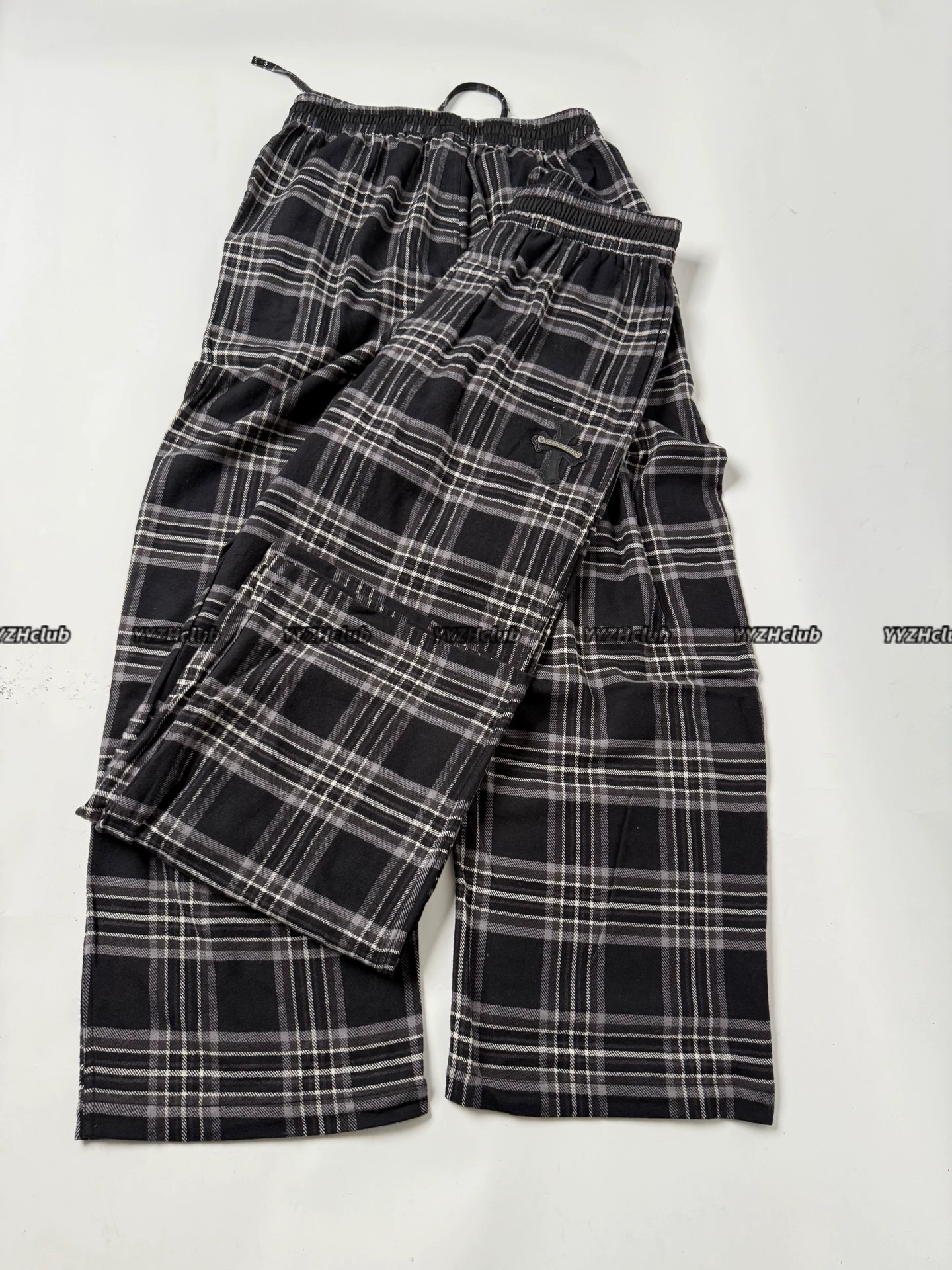Chrome Hearts New Flannel Check Trousers