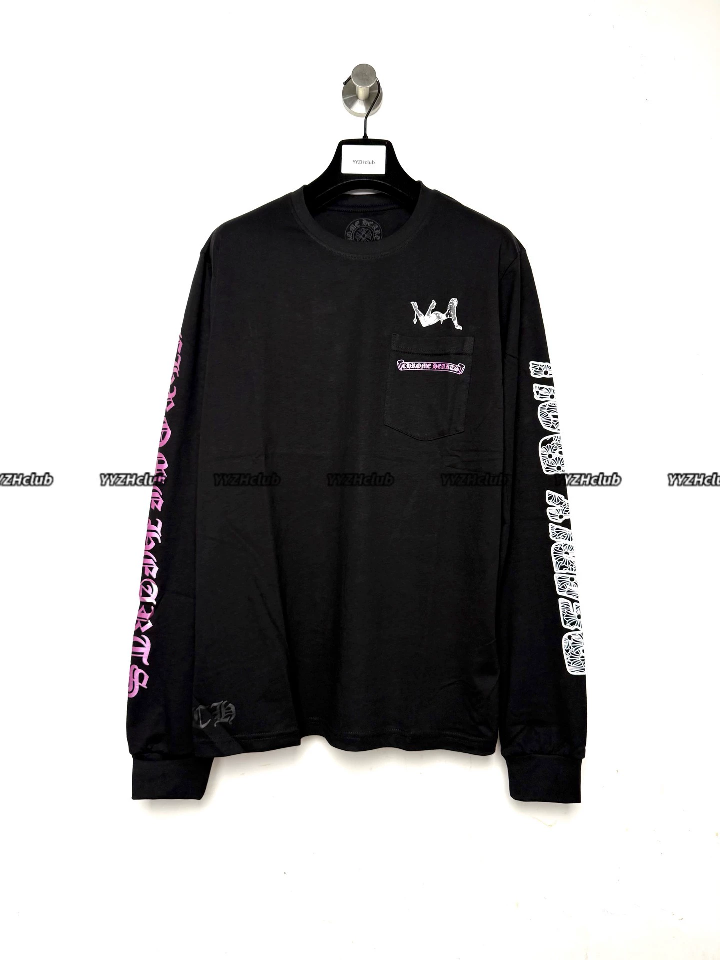 Chrome Hearts Deadly Doll Series Goddess 3rd Generation Pocket Long Sleeve