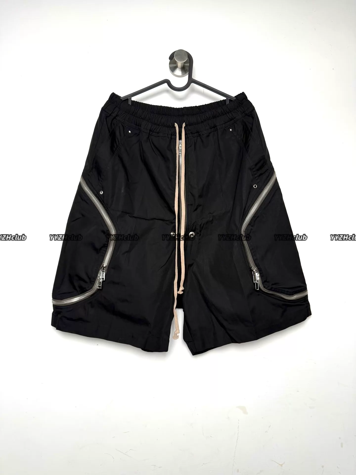 RickOwens Ro 26Ss Heier Bela New Te Fabric Zipper Pocket Cargo Shorts