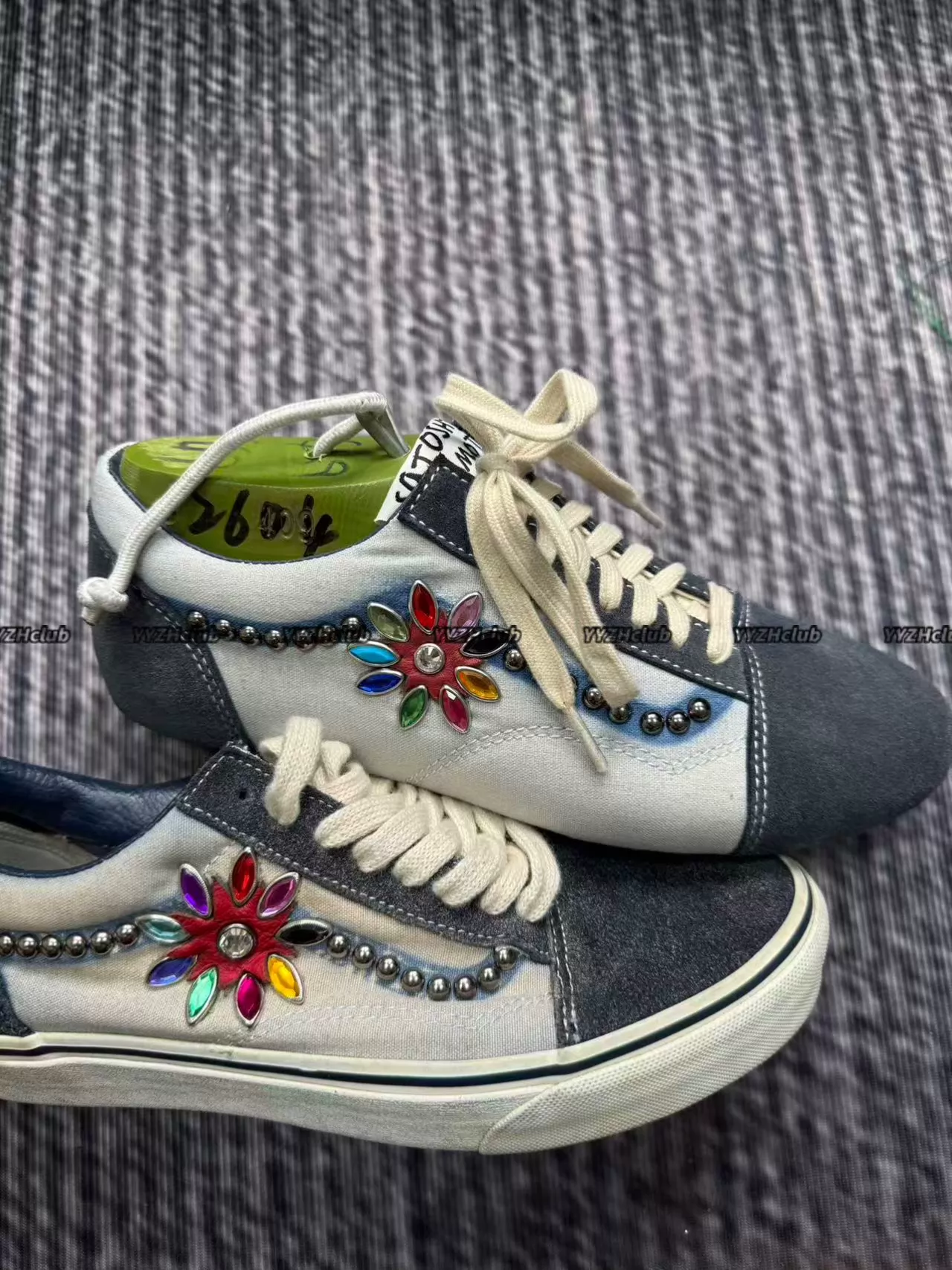 Alternative view of Satoshi Nakamoto x Vans Old Skool Blue Gem Sneakers