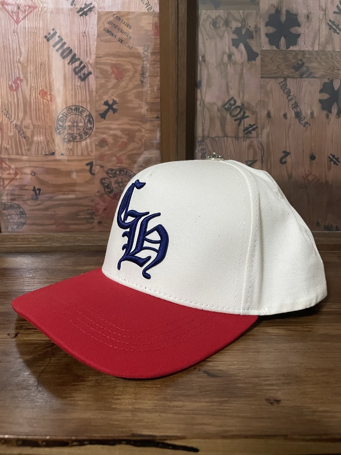Alternative view of Chrome Hearts hat