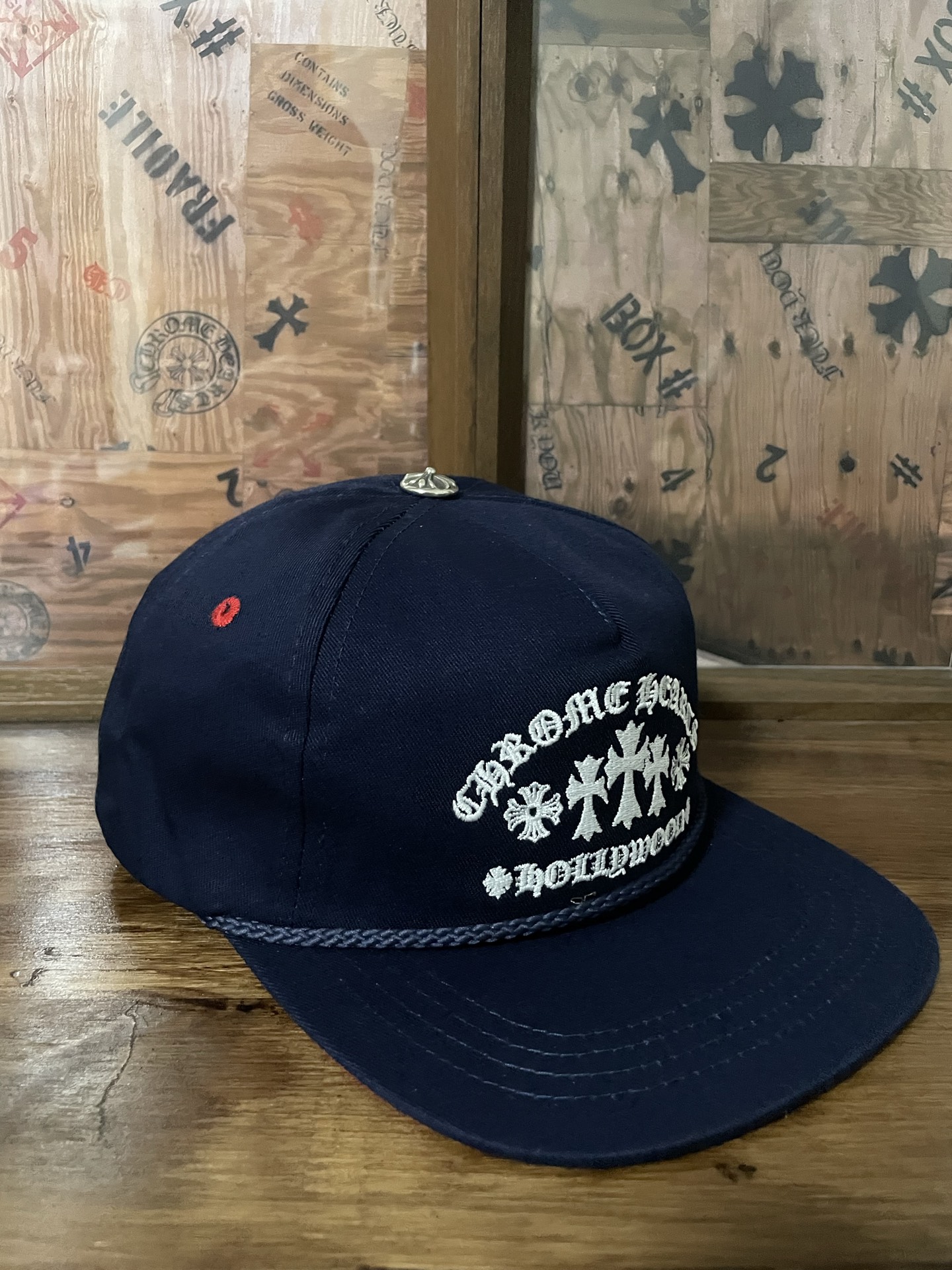 Alternative view of Chrome Hearts hat