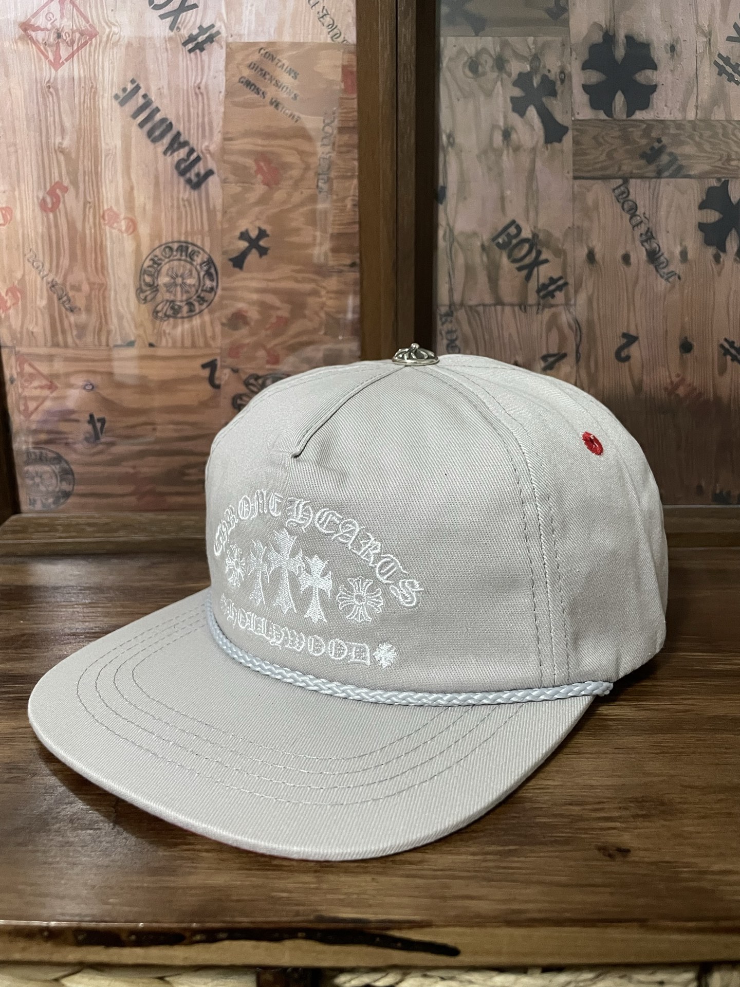 Alternative view of Chrome Hearts hat