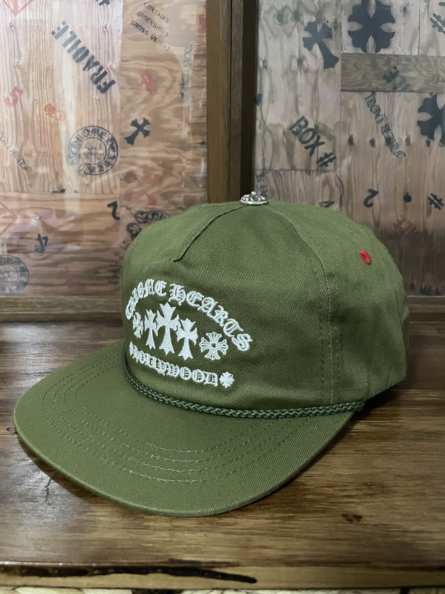 Alternative view of Chrome Hearts hat