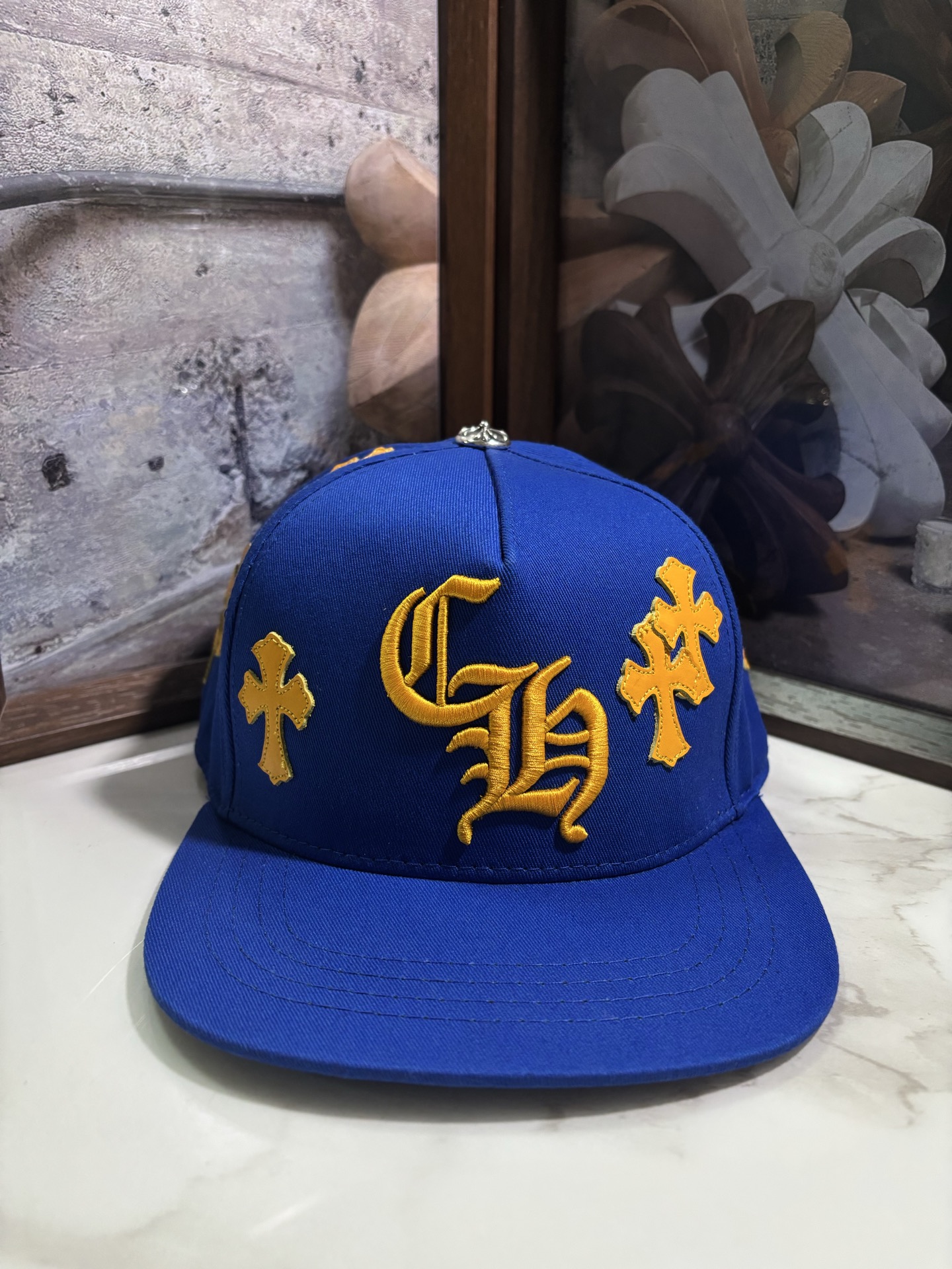 Chrome Hearts hats are available in silver-plated/sterling silver versions