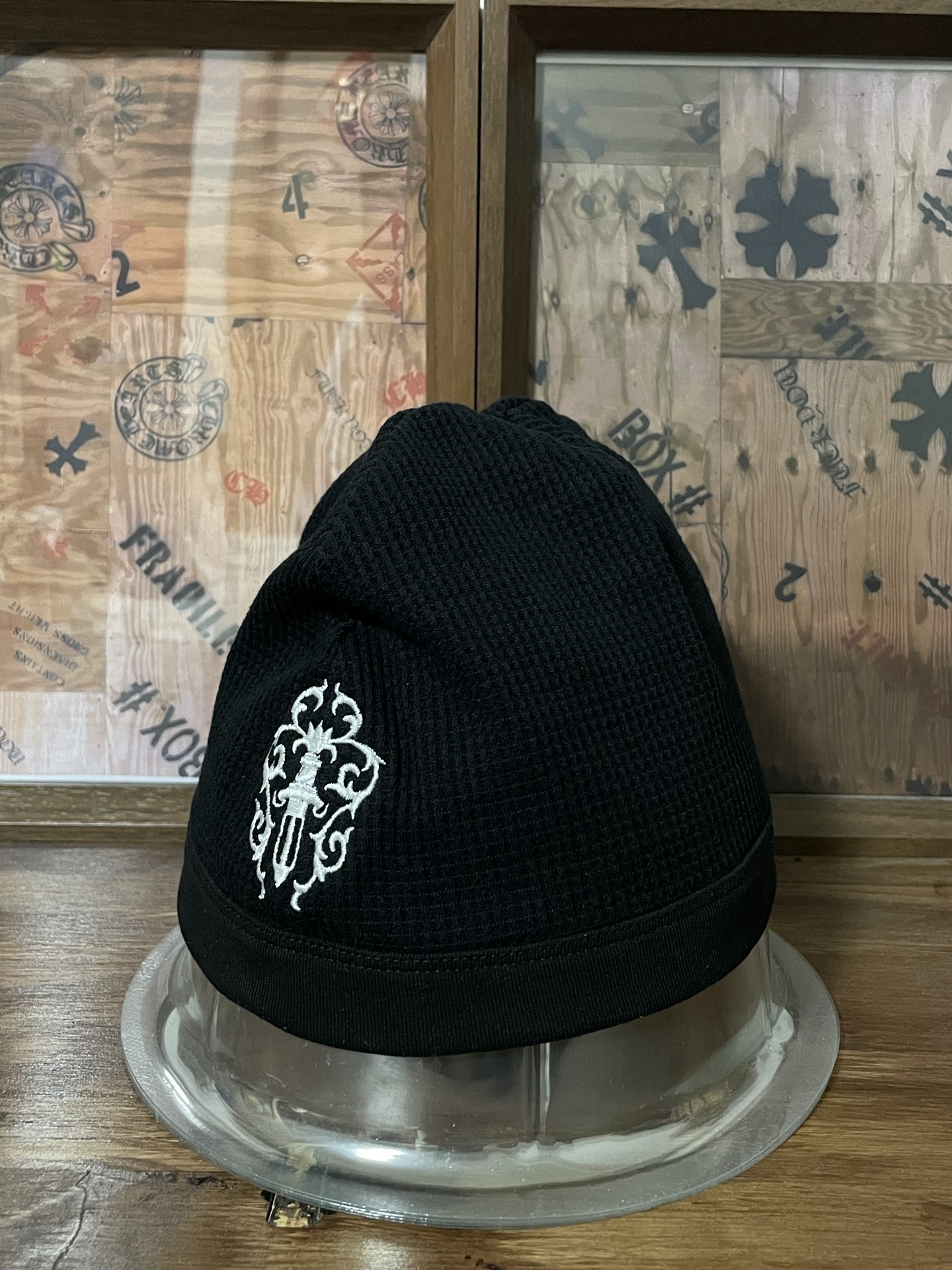 Alternative view of Chrome Hearts beanie