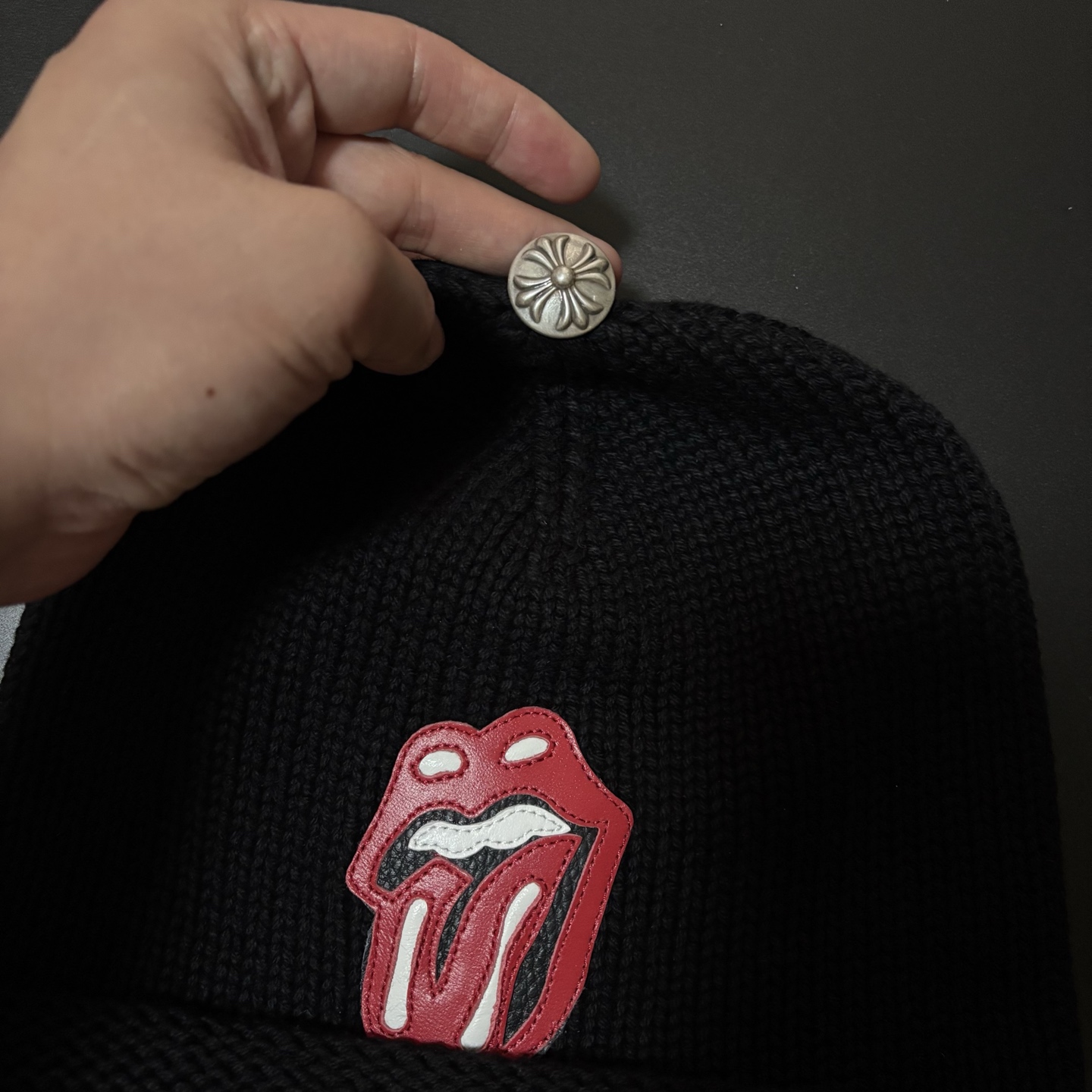 Alternative view of Chrome Hearts beanie