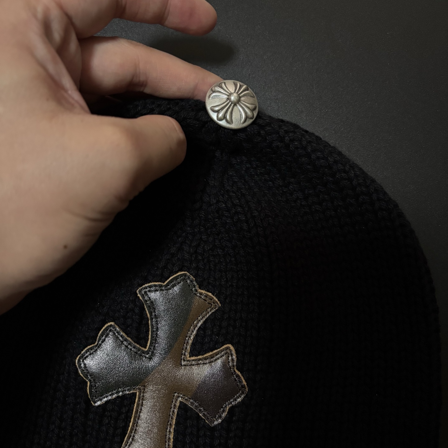 Alternative view of Chrome Hearts beanie